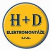 logo firmy H+D Elektromontáže - elektroinstalace a montáže EZS